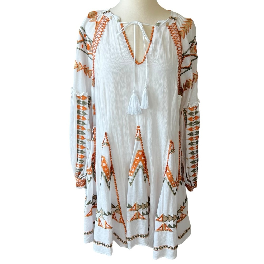 Hale Bob Ravin Embroidered Dress